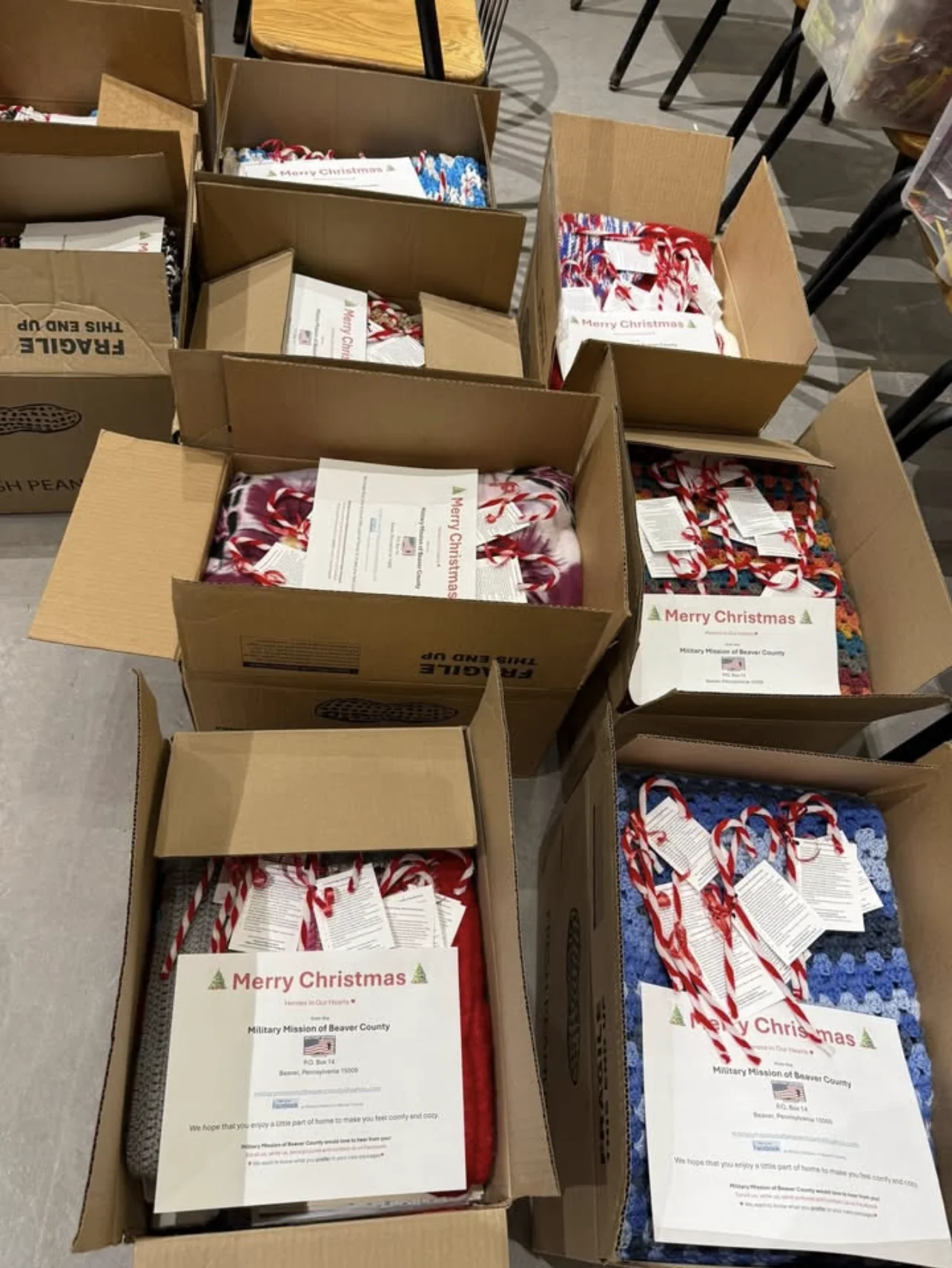 2025 Packing & Shipping Care Packages event